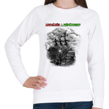 PRINTFASHION Dicsőség a Hősöknek!  - Női pulóver - Fehér női pulóver, kardigán