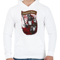 PRINTFASHION Dicsőséges győzelem - Férfi kapucnis pulóver - Fehér