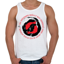 PRINTFASHION Didergő vers - Haiku - Férfi atléta - Fehér atléta, trikó