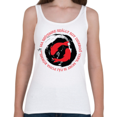 PRINTFASHION Didergő vers - Haiku - Női atléta - Fehér