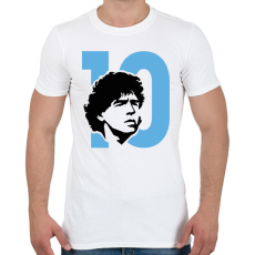 PRINTFASHION Diego 10 - Férfi póló - Fehér