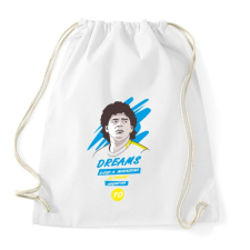 PRINTFASHION Diego Maradona 2 - Sportzsák, Tornazsák - Fehér tornazsák