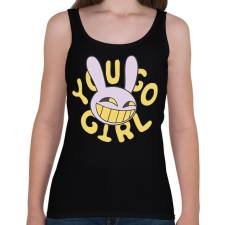 PRINTFASHION Digitális Cirkusz - Női atléta - Fekete női trikó