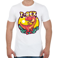 PRINTFASHION dino - Férfi póló - Fehér férfi póló