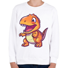 PRINTFASHION dino - Gyerek pulóver - Fehér gyerek pulóver, kardigán