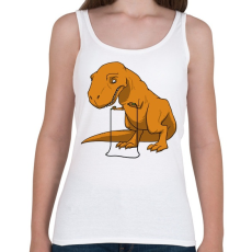 PRINTFASHION Dínó játék - Női atléta - Fehér