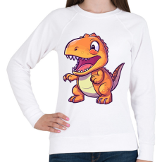 PRINTFASHION dino - Női pulóver - Fehér