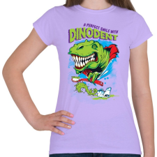 PRINTFASHION Dínófog - Női póló - Viola női póló