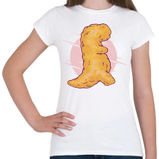 PRINTFASHION Dínóhusi - Női póló - Fehér