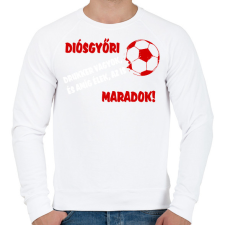 PRINTFASHION Diósgyőri drukker - Férfi pulóver - Fehér férfi pulóver, kardigán