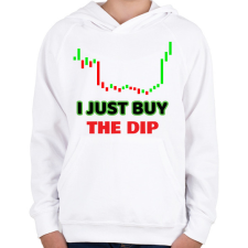 PRINTFASHION DIPCRYPTO - Gyerek kapucnis pulóver - Fehér gyerek pulóver, kardigán