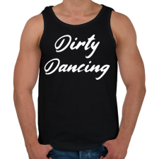 PRINTFASHION DIRTY DANCING - Férfi atléta - Fekete atléta, trikó
