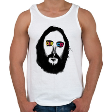 PRINTFASHION disco - Férfi atléta - Fehér