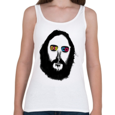 PRINTFASHION disco - Női atléta - Fehér női trikó