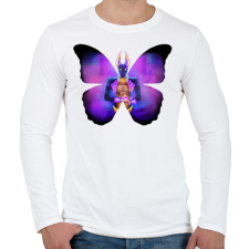 PRINTFASHION dislyte drew - Férfi hosszú ujjú póló - Fehér férfi póló
