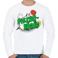 PRINTFASHION Disznóvágás - Férfi pulóver - Fehér férfi pulóver, kardigán