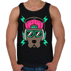 PRINTFASHION Divatkutya - Férfi atléta - Fekete