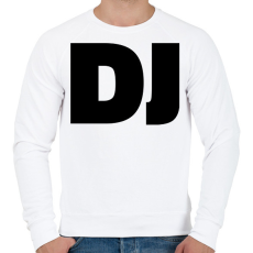 PRINTFASHION Dj - Férfi pulóver - Fehér