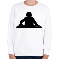 PRINTFASHION Dj - Gyerek pulóver - Fehér