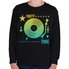 PRINTFASHION Dj - Gyerek pulóver - Fekete gyerek pulóver, kardigán