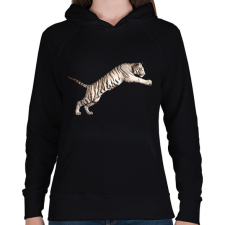 PRINTFASHION Dj Moncs@ - Női kapucnis pulóver - Fekete női pulóver, kardigán