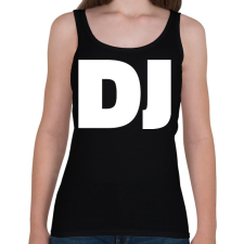 PRINTFASHION Dj - Női atléta - Fekete női trikó