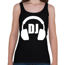 PRINTFASHION Dj - Női atléta - Fekete női trikó