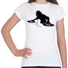 PRINTFASHION Dj - Női póló - Fehér női póló