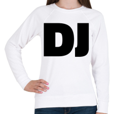 PRINTFASHION Dj - Női pulóver - Fehér női pulóver, kardigán