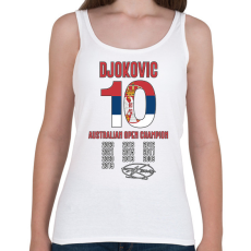 PRINTFASHION Djokovic - Australian Open - Női atléta - Fehér