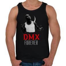 PRINTFASHION DMX forever - Férfi atléta - Fekete