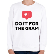 PRINTFASHION Do it for! - Gyerek pulóver - Fehér gyerek póló