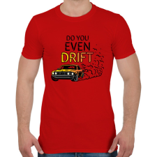 PRINTFASHION Do you even drift - Férfi póló - Piros férfi póló