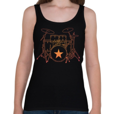 PRINTFASHION Dob szett - Női atléta - Fekete női trikó