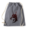 PRINTFASHION doberman - Sportzsák, Tornazsák - Grafitszürke