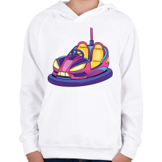 PRINTFASHION Dodzsem - Gyerek kapucnis pulóver - Fehér