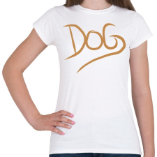 PRINTFASHION Dog Lover - Női póló - Fehér női póló