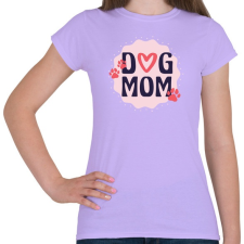 PRINTFASHION Dog mum - Női póló - Viola női póló