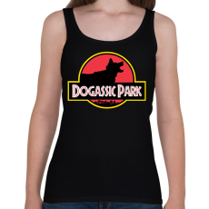 PRINTFASHION Dogassic Park - Női atléta - Fekete