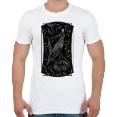 PRINTFASHION Döglött varjú - Férfi póló - Fehér