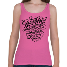 PRINTFASHION Dolgozz keményen - Női atléta - Rózsaszín