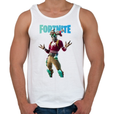PRINTFASHION Dolph Fortnite - Férfi atléta - Fehér atléta, trikó