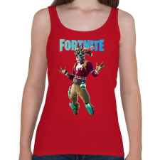 PRINTFASHION Dolph Fortnite - Női atléta - Cseresznyepiros női trikó