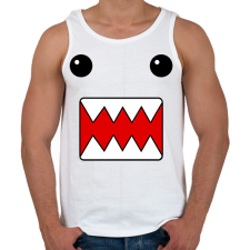 PRINTFASHION Domo - Férfi atléta - Fehér atléta, trikó