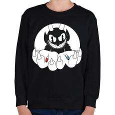 PRINTFASHION Don't deal with the Evil - Gyerek pulóver - Fekete