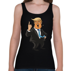 PRINTFASHION Donald Trump - Női atléta - Fekete
