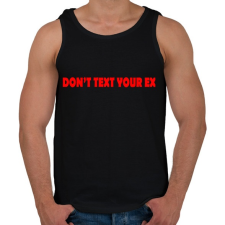 PRINTFASHION Dont... - Férfi atléta - Fekete atléta, trikó