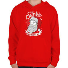 PRINTFASHION Döntőbíró - Gyerek kapucnis pulóver - Piros