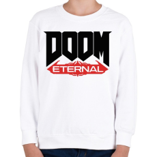 PRINTFASHION doom2 - Gyerek pulóver - Fehér