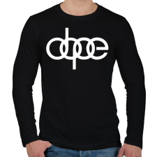 PRINTFASHION Dope - Férfi hosszú ujjú póló - Fekete férfi póló